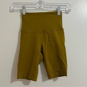 Lululemon Shorts Womens Size 0 Gold Spice Align Short 8" Inseam